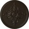 Ekena Millwork Milton Ceiling Medallion (Fits Canopies up to 7 7/8"), Hnd-Painted Stone Hearth, 40 5/8"OD x 1 3/4"P CM40MISHF - alternate 1
